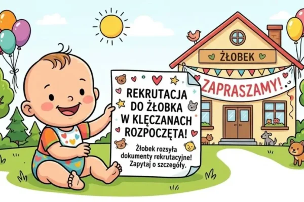 Rekrutacja do żłobka w Klęczanach – dokumenty trafiają do rodziców