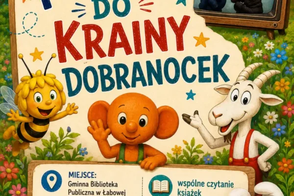 Wakacyjne zajęcia w bibliotece w Łabowej – dobranocki i podróże po Polsce