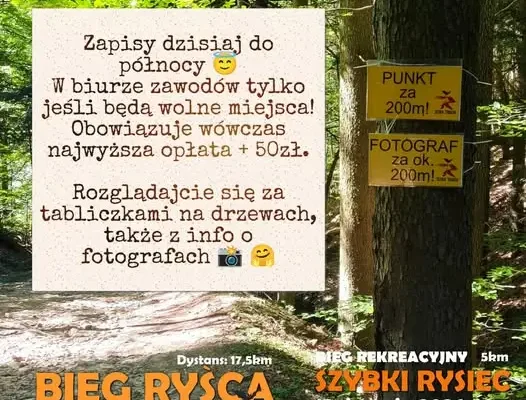 Ostatnie 30 miejsc na jutrzejsze biegi – zapisy kończą się dziś