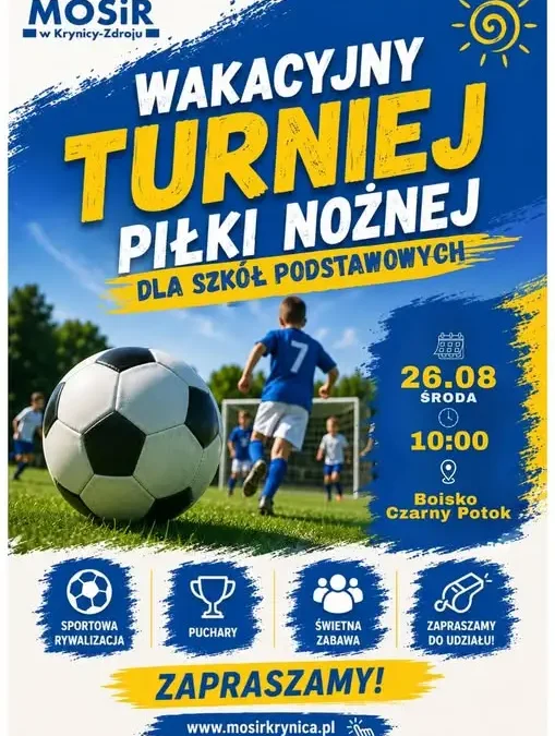 Ostatni wakacyjny turniej piłki nożnej z MOSiR już jutro!