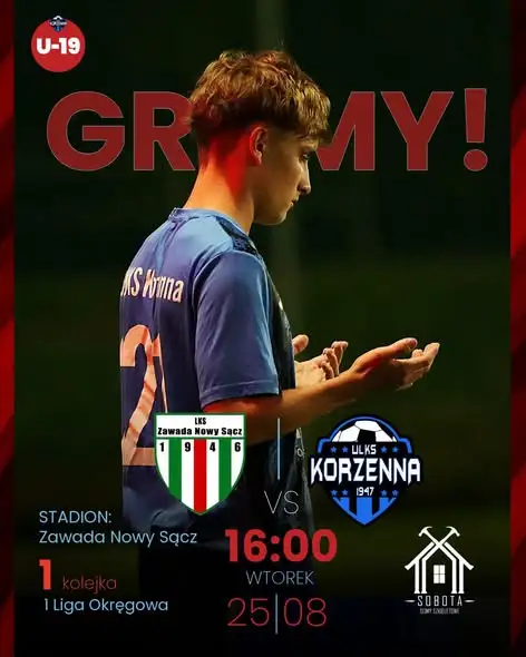 Juniorzy i trampkarze z Korzennej rozpoczynają sezon. Sprawdź terminarz