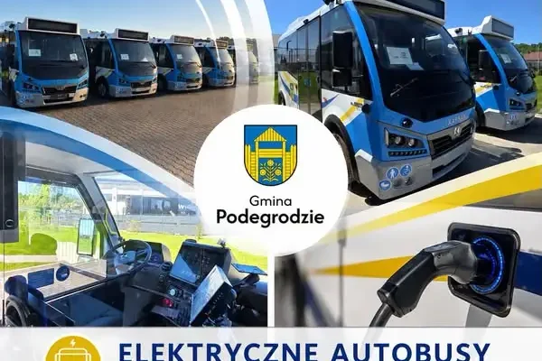 Elektryczne autobusy wyjadą na trasy w gminie Podegrodzie już 1 września