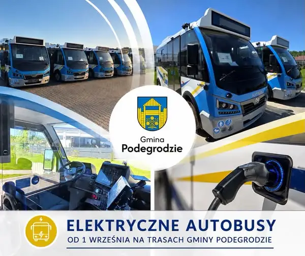 Elektryczne autobusy wyjadą na trasy w gminie Podegrodzie już 1 września