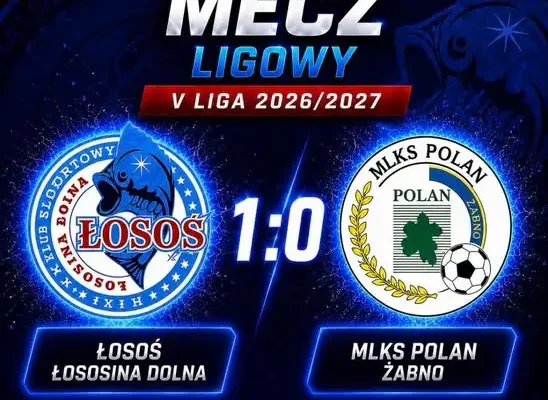 Pierwsze zwycięstwo Łososia w V lidze! Konrad Nowak bohaterem meczu z Polanem Żabno