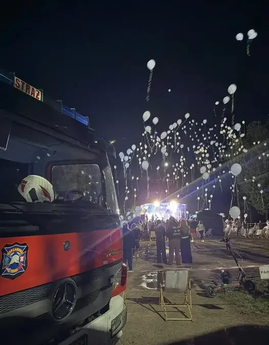 Ochotnicza Straż Pożarna z Łabowej zabezpieczała IV Koncert Papieski w Maciejowej