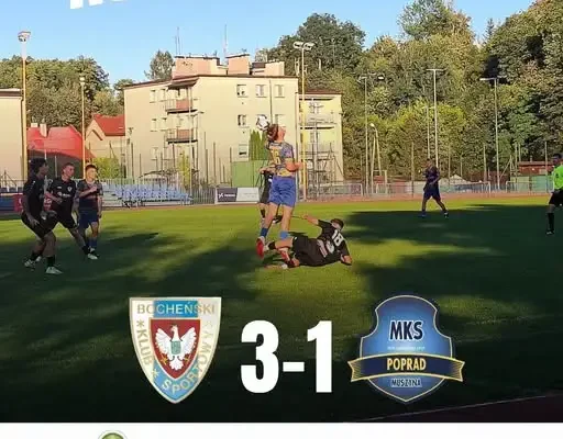 Poprad Muszyna bez punktów w Bochni. Porażka 1:3 z BKS