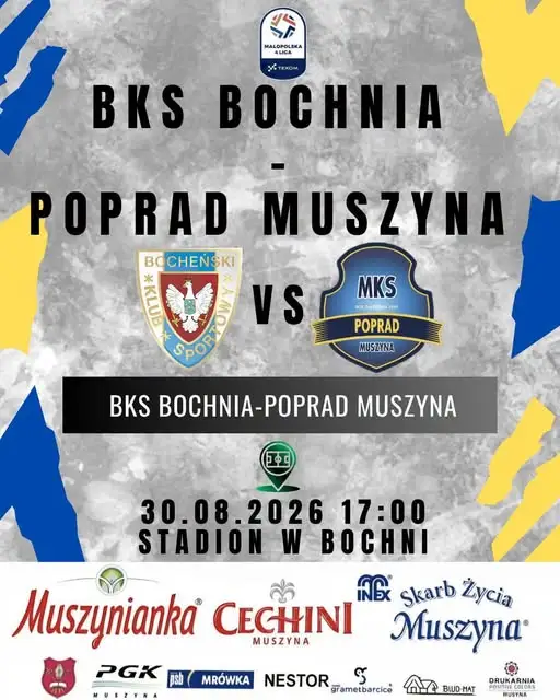 Mecz Popradu Muszyna z BKS Bochnia już jutro!