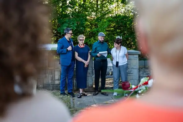84. rocznica zagłady grybowskich Żydów: potomkowie ofiar spotkali się z mieszkańcami