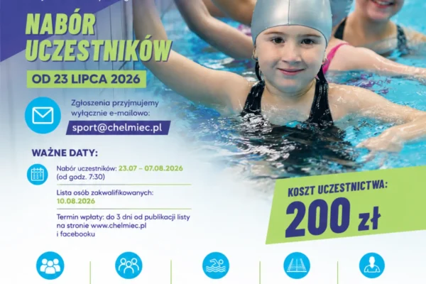 Już Pływam 2026: lista zakwalifikowanych i rezerwowa – sprawdź szczegóły