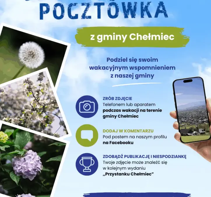 Wakacyjna pocztówka z gminy Chełmiec – wyślij zdjęcie i wygraj niespodziankę