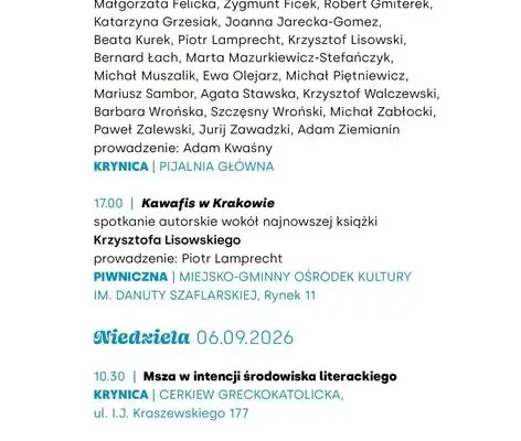 Spotkanie autorskie z Krzysztofem Lisowskim w MGOK w Piwnicznej-Zdroju
