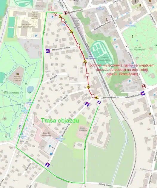 Utrudnienia w Nowym Sączu: od 8 września zamknięta ul. Żeglarska