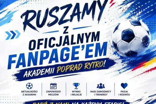 Akademia Piłkarska Poprad Rytro rozpoczyna działalność w mediach społecznościowych