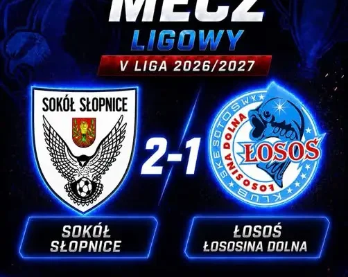Porażka w Łososinie: Sokół-Łosoś lepszy od LKS Łososina