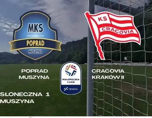 Poprad Muszyna podejmuje Cracovię II w 6. kolejce – zapraszamy na stadion!