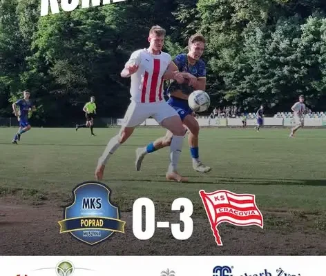 Poprad Muszyna uległ Cracovii II 0:3 w niedzielnym starciu