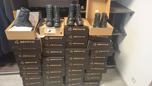 OSP Łącko doposażyło młodzieżową drużynę w nowe buty koszarowe