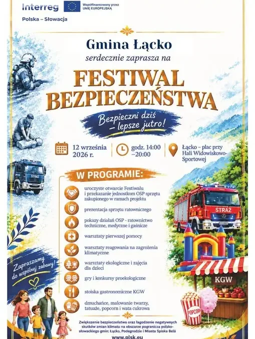 Festiwal Bezpieczeństwa w Łącku – już dziś na placu przy hali widowiskowo-sportowej