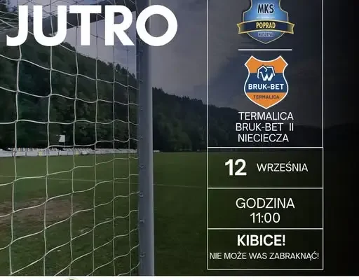 Poprad Muszyna kontra Termalica Bruk-Bet II Nieciecza – ligowe starcie już w niedzielę