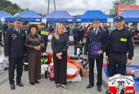 Festiwal Bezpieczeństwa w Łącku – nowy sprzęt dla OSP i pokazy ratownictwa