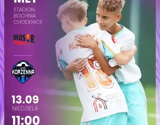 Trampkarze U-15 z Korzennej zagrają w niedzielę z MOSiR Bochnia w Chodenicach