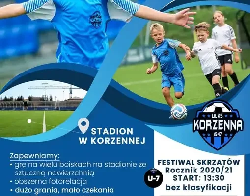 Turniej Żaków i Skrzatów w Korzennej – zapisy trwają