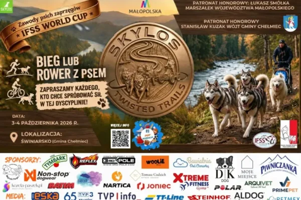 SKYLOS Twisted Trails 2026: Puchar Świata w psich zaprzęgach w gminie Chełmiec