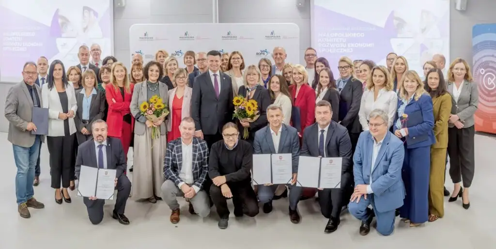 Agnieszka Fedko z gminy Chełmiec w Małopolskim Komitecie Rozwoju Ekonomii Społecznej