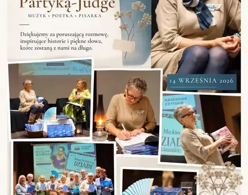 Dwa literackie światy w bibliotece w Gródku – Narodowe Czytanie i spotkanie z Anną Partyką-Judge