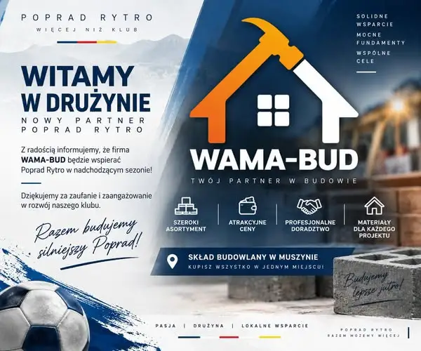 WAMA-BUD dołącza do drużyny Popradu Rytro