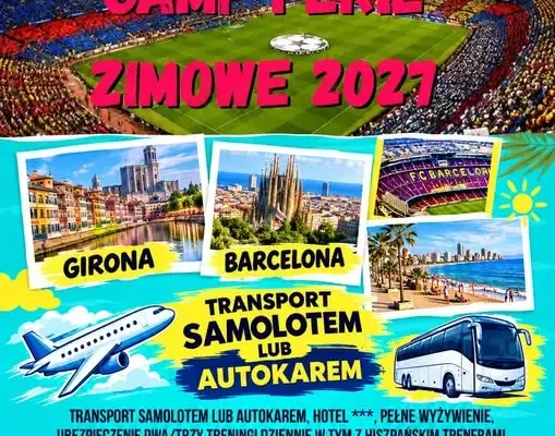 Zimowy obóz piłkarski na Costa Brava – ostatnie miejsca na ferie 2027