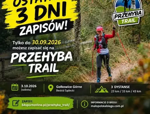 Przehyba Trail 2026 – ostatnie dni na zapisy. Trzy dystanse w Beskidzie Sądeckim