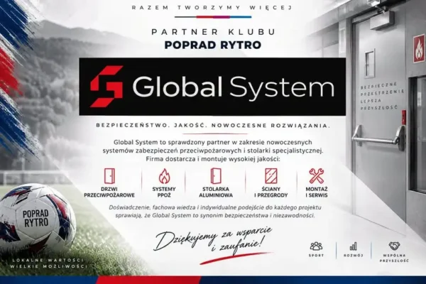 Global System nowym partnerem Popradu Rytro