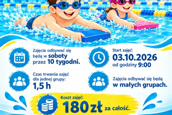 Basen na Luzie 2026: rusza rekrutacja na naukę pływania dla dzieci z gminy Chełmiec