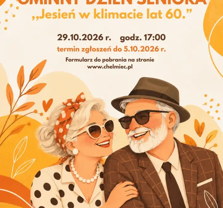Gminny Dzień Seniora w Chełmcu – „Jesień w klimacie lat 60.”