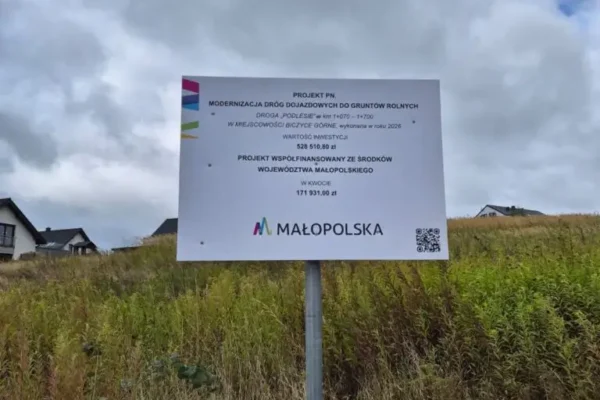 Zakończono remont drogi „Podlesie” w Biczycach Górnych