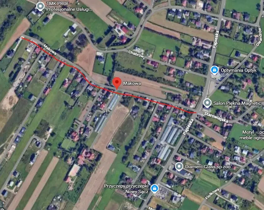 Uwaga kierowcy! Ulica Makowa w Małej Wsi zamknięta w poniedziałek