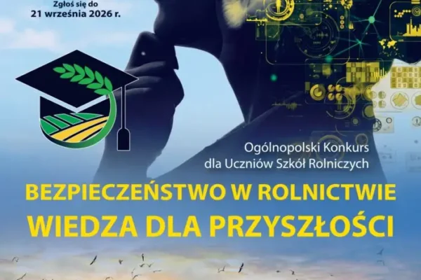 KRUS zaprasza uczniów szkół rolniczych do udziału w nowym konkursie o bezpieczeństwie