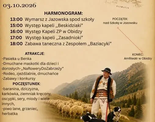 Jesienny Redyk w Obidzy – święto pasterskie pełne muzyki i tradycji
