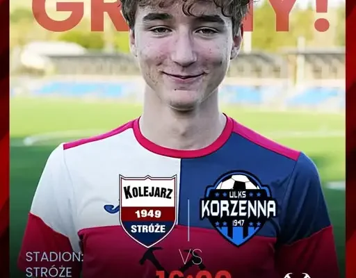 Juniorzy Starsi Korzennej zagrają wyjazdowe mini derby w Stróżach
