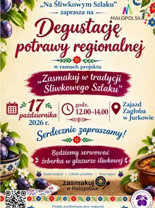 Śliwka w roli głównej – degustacja smaków Śliwkowego Szlaku w Jurkowie