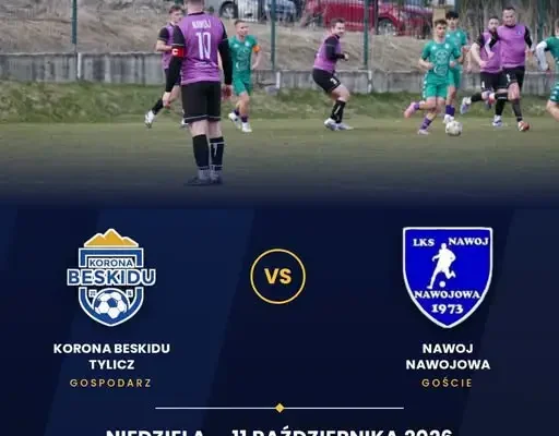 LKS Nawojowa jedzie do Tylicza po ósme zwycięstwo z rzędu