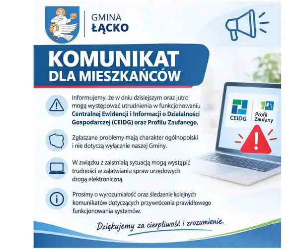 Ogólnopolskie problemy z CEIDG i Profilem Zaufanym – utrudnienia dla mieszkańców
