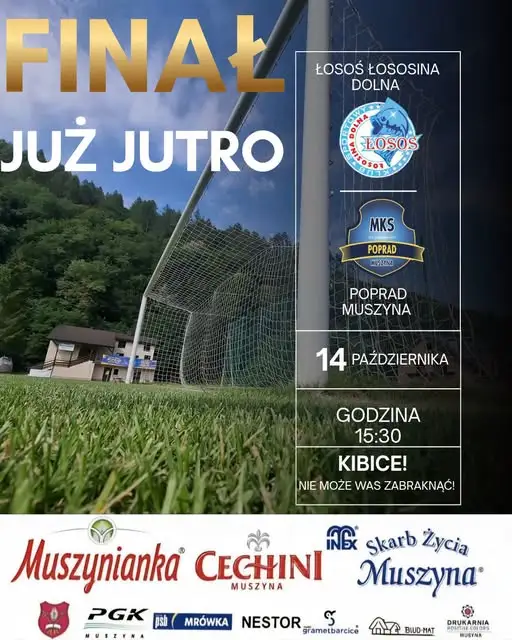 Finał Pucharu Polski: Poprad Muszyna zagra w Łososinie Dolnej