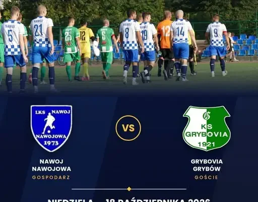LKS Nawojowa podejmie Grybovię Grybów w 11. kolejce klasy A