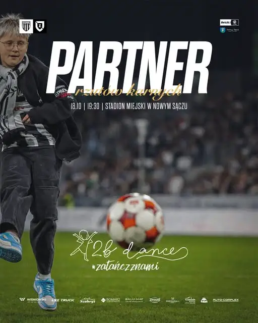 2B Dance partnerem rzutów karnych w meczu Sandecji z Zawiszą