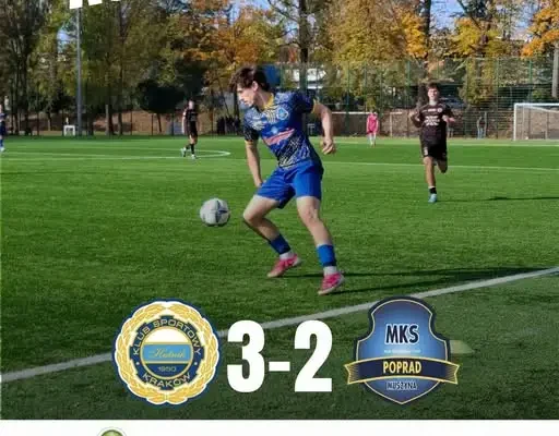 Poprad Muszyna przegrywa z Hutnikiem II Kraków 2:3