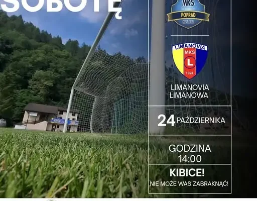 Poprad Muszyna zagra z Limanovią. Sobotni mecz 4. ligi na stadionie przy Słonecznej