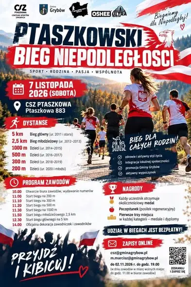 Grybów zaprasza na obchody Święta Niepodległości – 11 listopada 2026