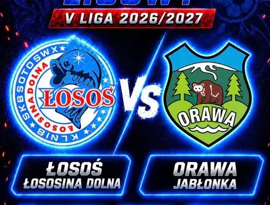 LKS Łososina Dolna podejmie Orawę Jabłonka w niedzielnym meczu ligowym